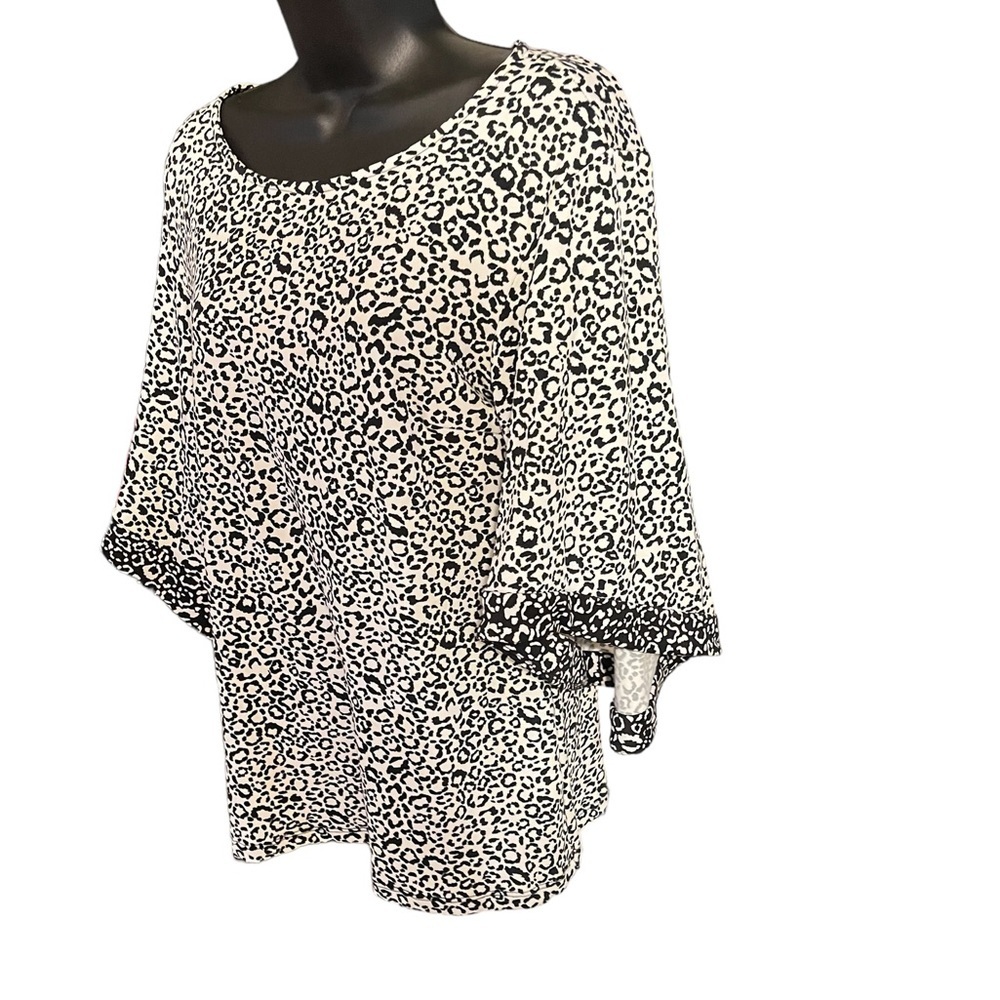 COCO BIANCO Animal, Print Bell, Sleeve, Top Size‎ M - Picture 6 of 13